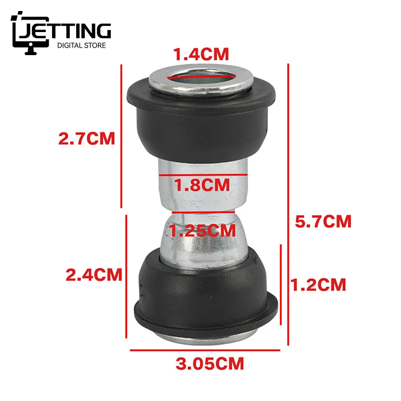 ?? 1/2Pcs 자전거 피벗 잠금 볼트 유닛 부시 충격 흡수 나사 서스펜션 프레임 28.8MM 너트 산악 자전거 부품