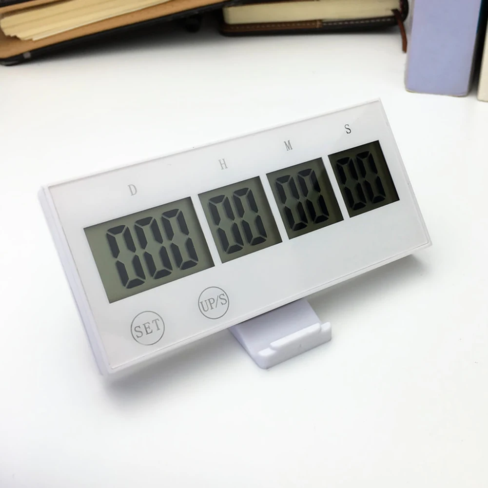 999 일 디지털 타이머, 터치 스크린 키, 전자 카운트 다운 타이머, 가정용 학습 작업용 다기능 경량 재사용 가능