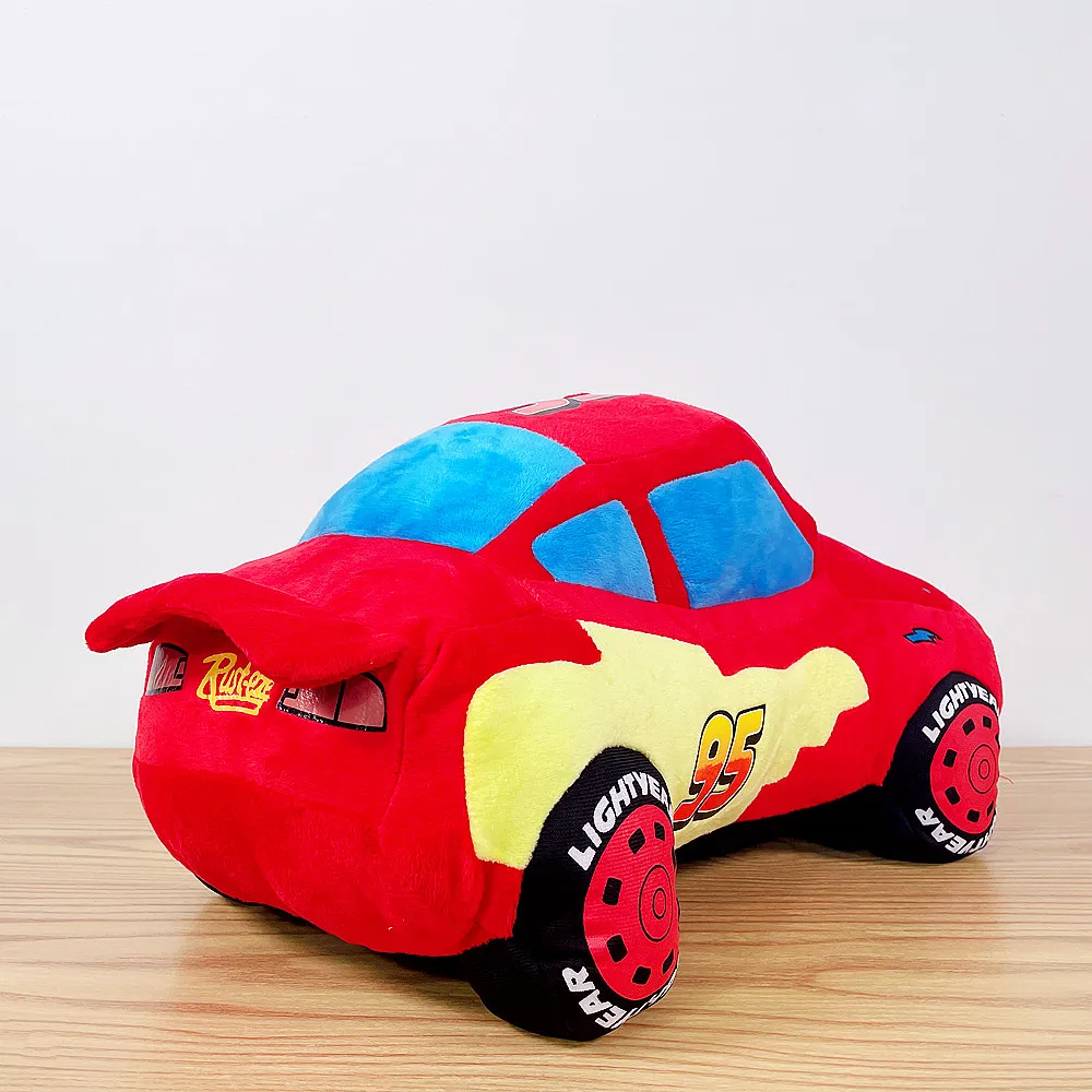 45cm Disney Pixar Cars Lightning Mcqueen Stuffed Plush Toys Creative Car  doll Sofa Pillow House Decoration Boy Christmas Gift