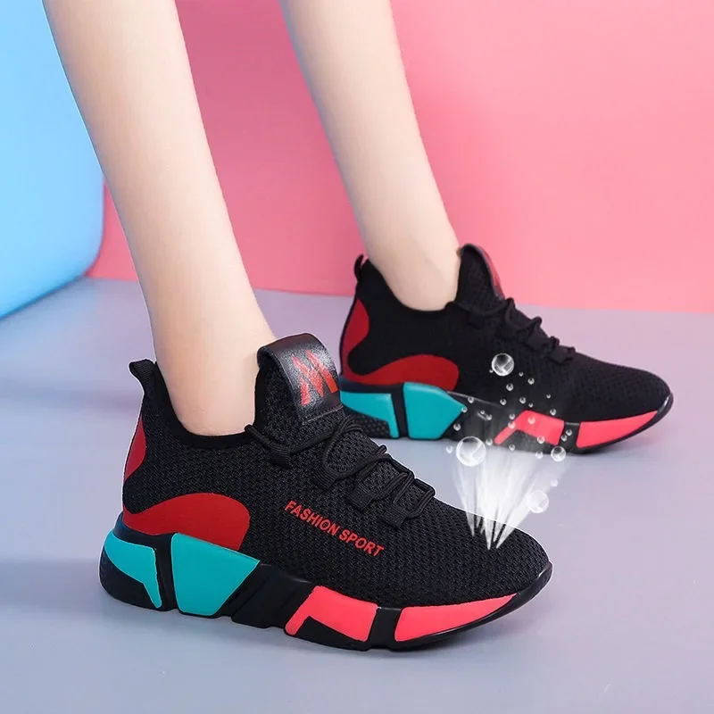 

Tenis Feminino 2024 Women Running Shoes Outdoor Breathable Mesh Fitness Fabric Sock Sneakers Female Sport Shoes Chaussures Femme