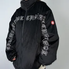 

CAVEMPT C.E Cotton Jacket Zipper Retro Suede High Neck Thickening Men Women 1:1 High Quality CAVEMPT Oversized Top