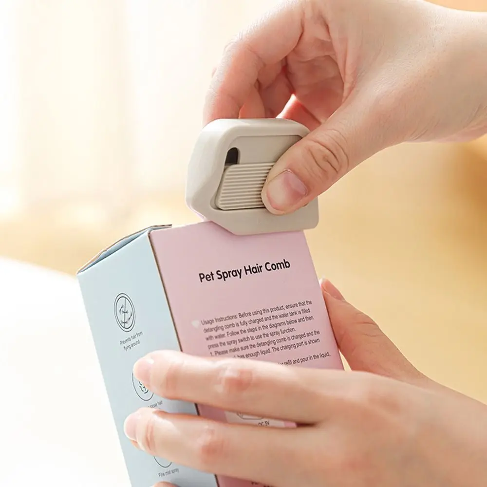 Geschenke Tragbarer Keramik-Paketöffner Antihaft-Automatik-Rebound-Magnetpaketöffner Auspacken Werkzeug Paketschneider – Detail 10