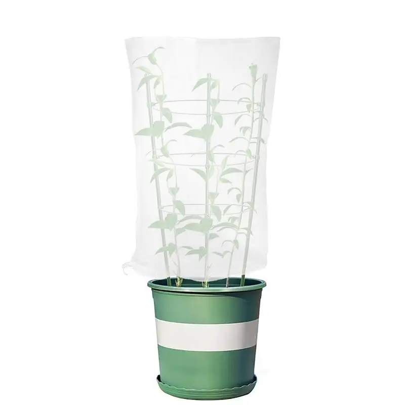

Plant Pot Cover Reusable Mesh Planter Covers Kit Sunproof Planter Protector Gardening Accessories To Prevent Rabbits Pets