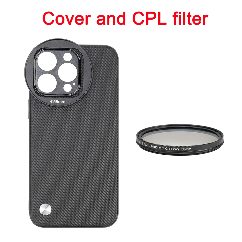 FOTGA Mobile Phone Case with 58mm Filter Adapter and Magsafe Compatibility