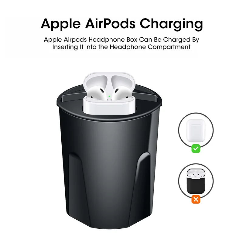 10 Car Wireless Charger Cup, Charging Phone Car Cup