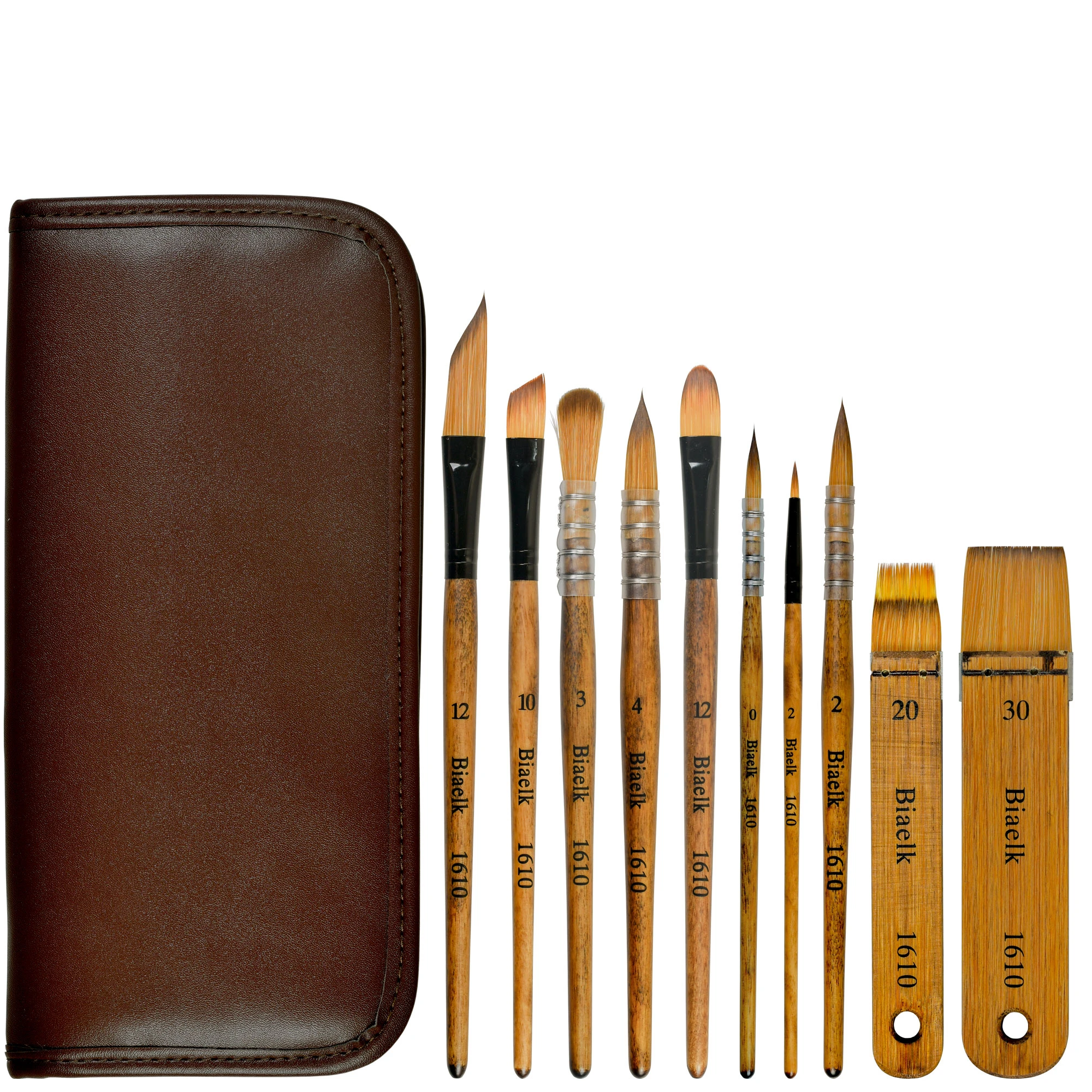 Biaelk Watercolor Acrylic Painting Brush 10pcs/set Paint Brushes Taklon