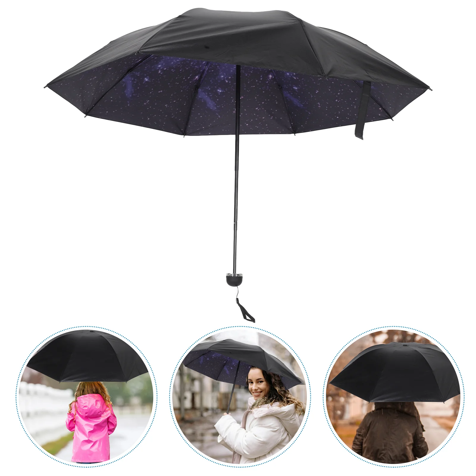 Travel Umbrellas Sunscreen Automatic Folding Uv-protection Halloween