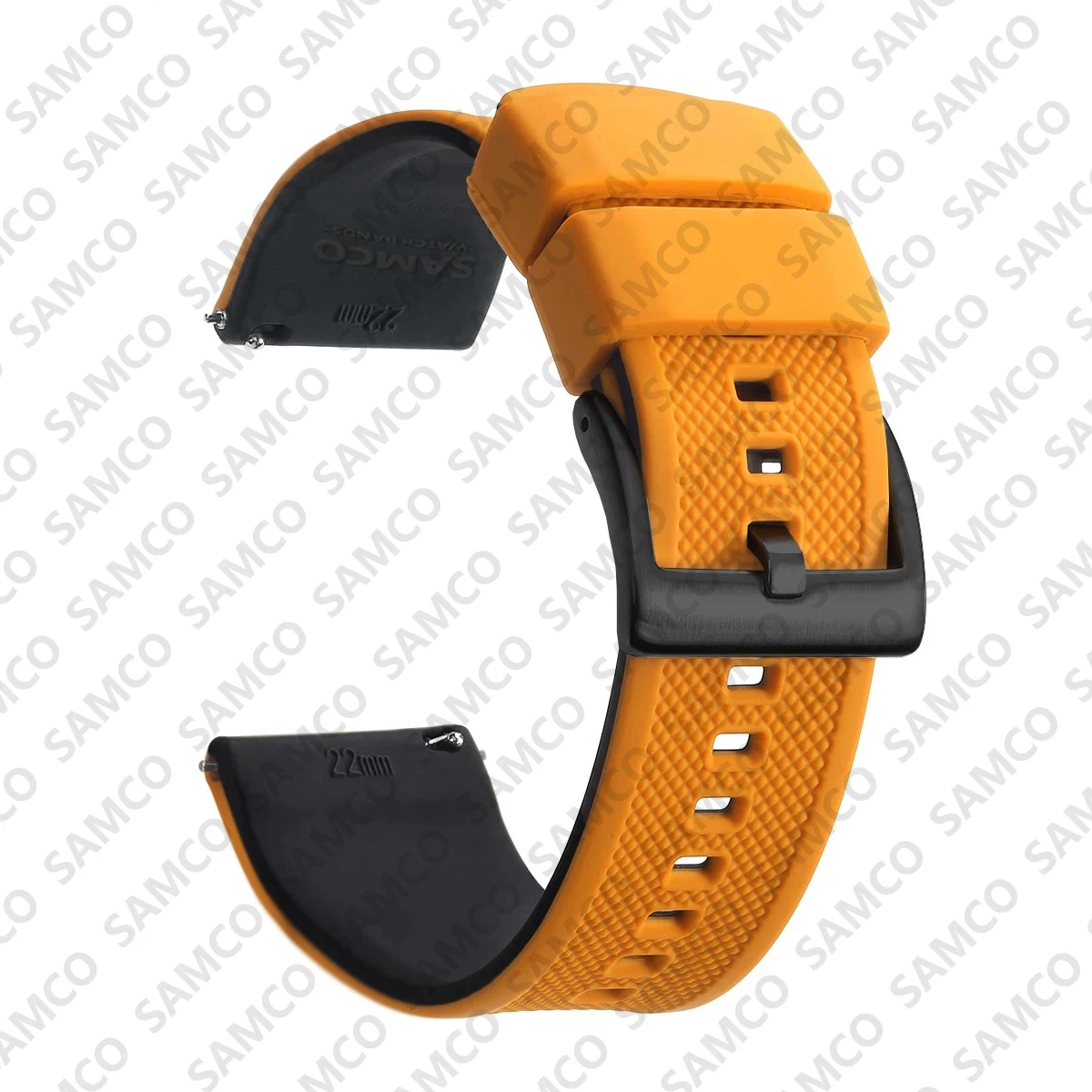 Enhanced Quick Release Silicone Watch Strap - Premium Rubber Band Replacement