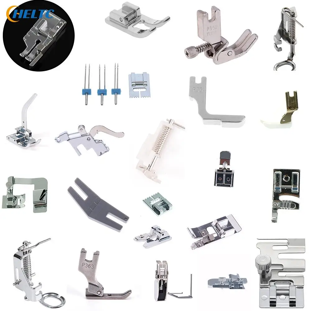 1pcs Industrial Sewing Machine Flat Car Cotton Presser Foot P127L All-steel Hat Presser Foot P351L Cotton Quilt Presser Foot