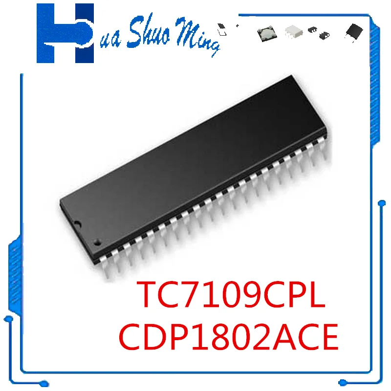 

5Pcs/Lot TC7109CPL TC7109C TC7109 CDP1802ACE DIP40