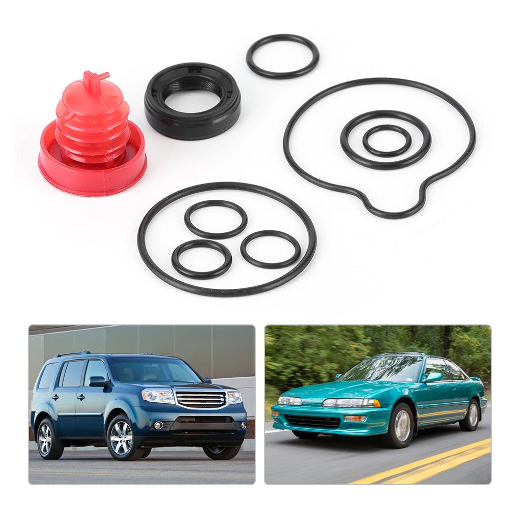 10pcs Set Power Steering Pump Reseal O-Ring Kit 91370SV4000 Fit for Honda Civic Accord Acura 91347-P2A-003 o ring seal