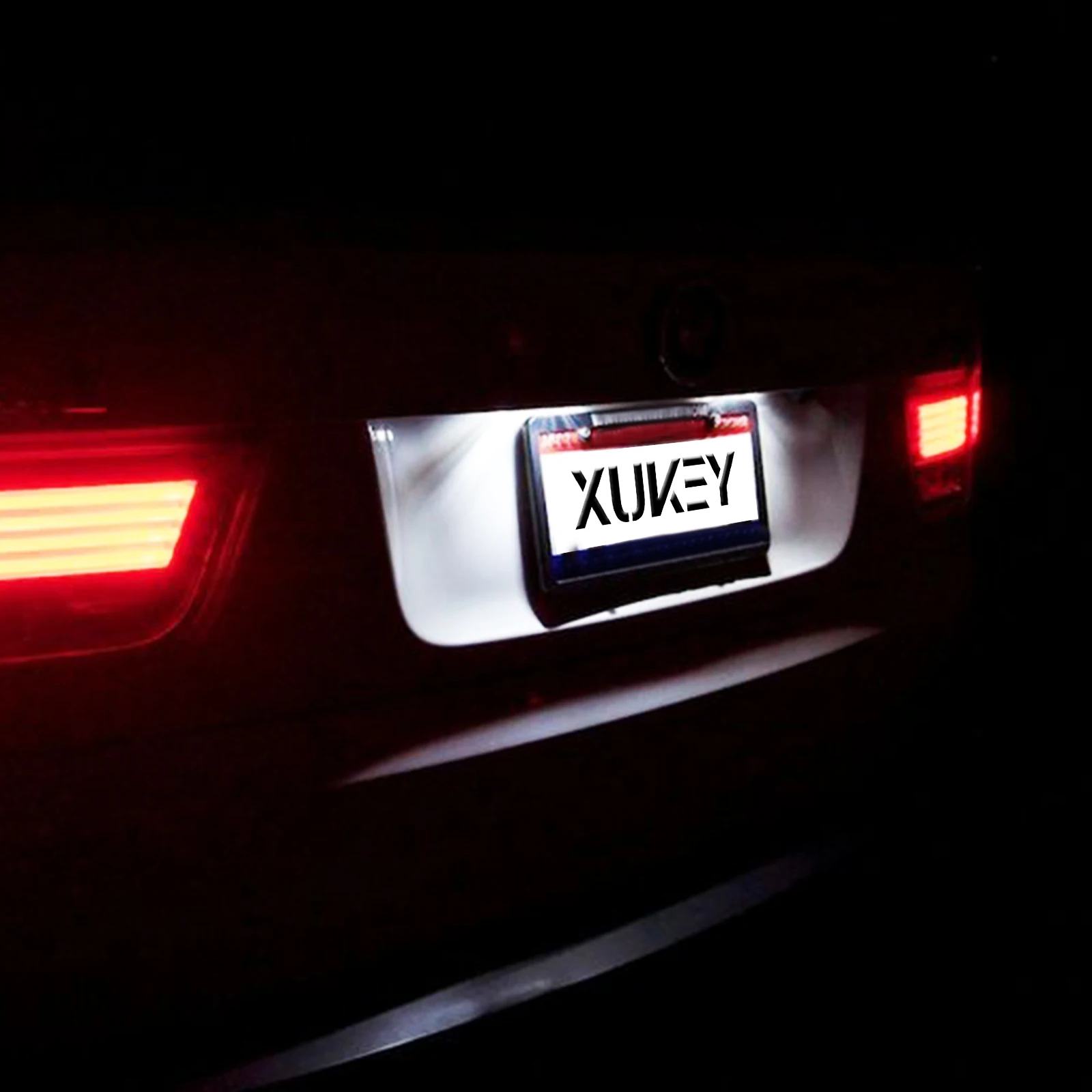 XUKEY 2x LED License Plate Light for BMW E39 E60 E82 E70 E90 E92