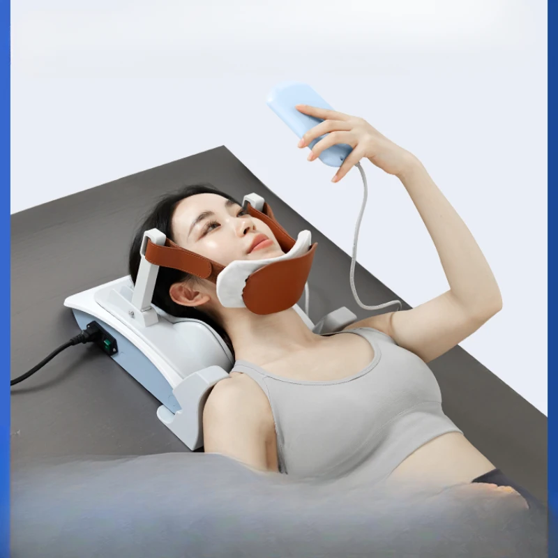 

Cervical traction device, household fully automatic stretching corrector, neck treatment device, neck support, neck physical