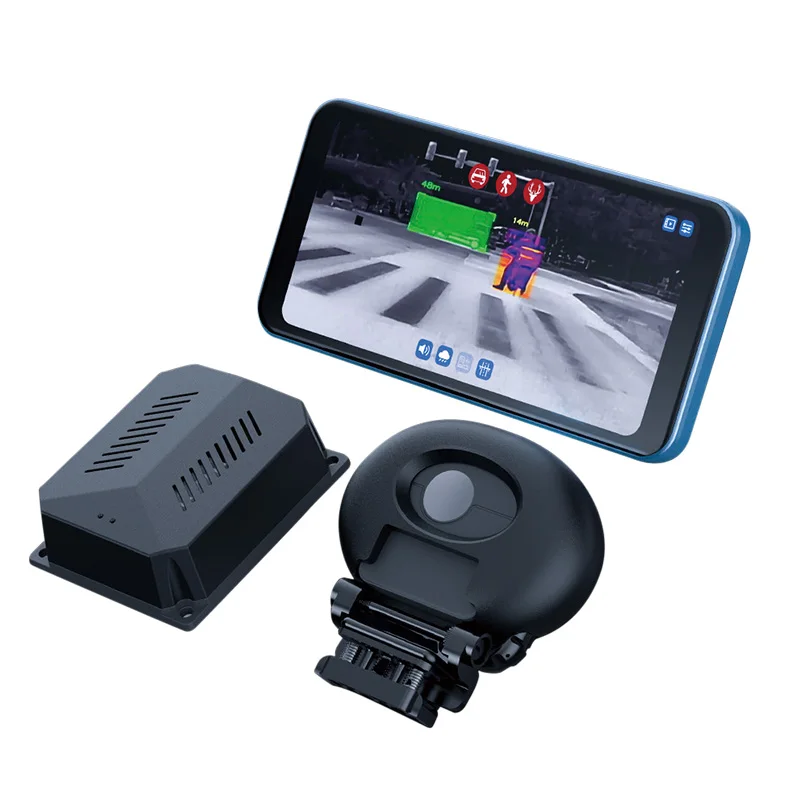 Thermal Imaging Camera Night Vision for Cars 256x192 Pixels 6.25" Display AI Col