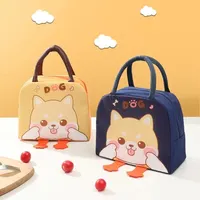 Shiba Inu Outdoor Picnic Portable Portable Lunch Bag with Rice Insulated Lunch Box Bag 2