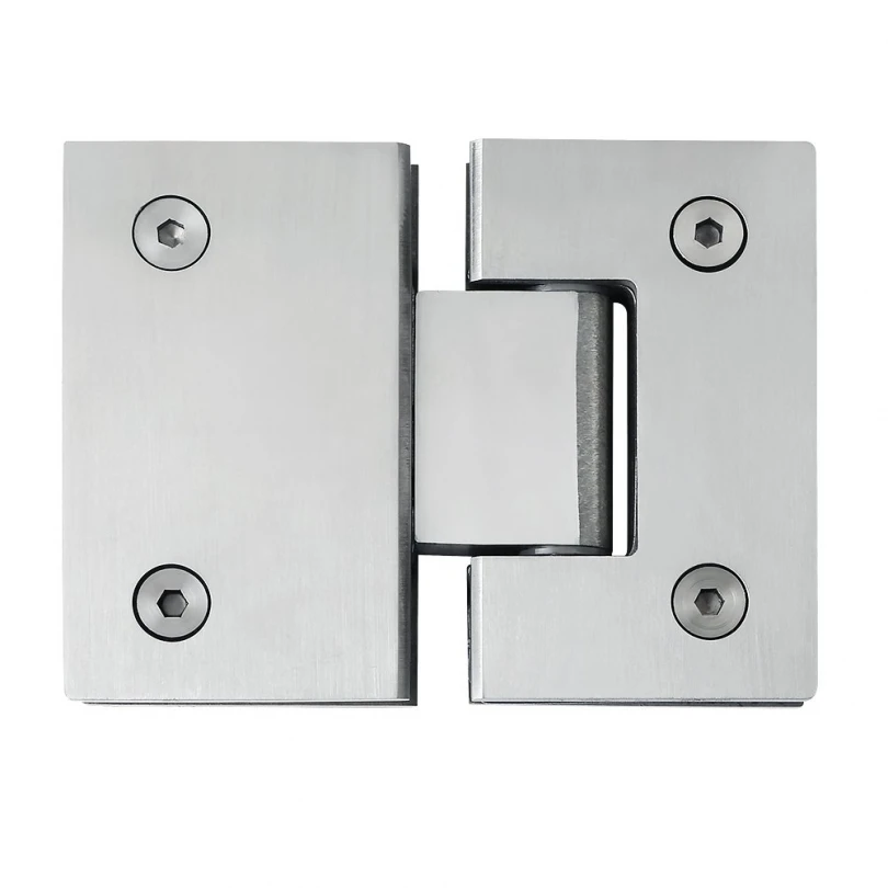 Door Hinges Heavy Duty 180 Degree Glass Door Cabinet Display Cabinet Stainless Steel Bathroom Accessories Glass Doors Hinge