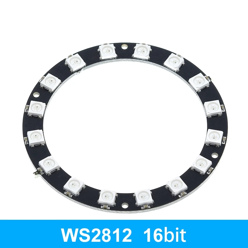 ตัวเลือกสินค้า 4 8 12 16 ช่อง WS2812 WS2812B WS 2811 5050 RGB LED โคมไฟโมดูล 5V 1Bit 4Bit 8Bit 12Bit 16Bit 24Bit Rainbow LED สําหรับ DIY