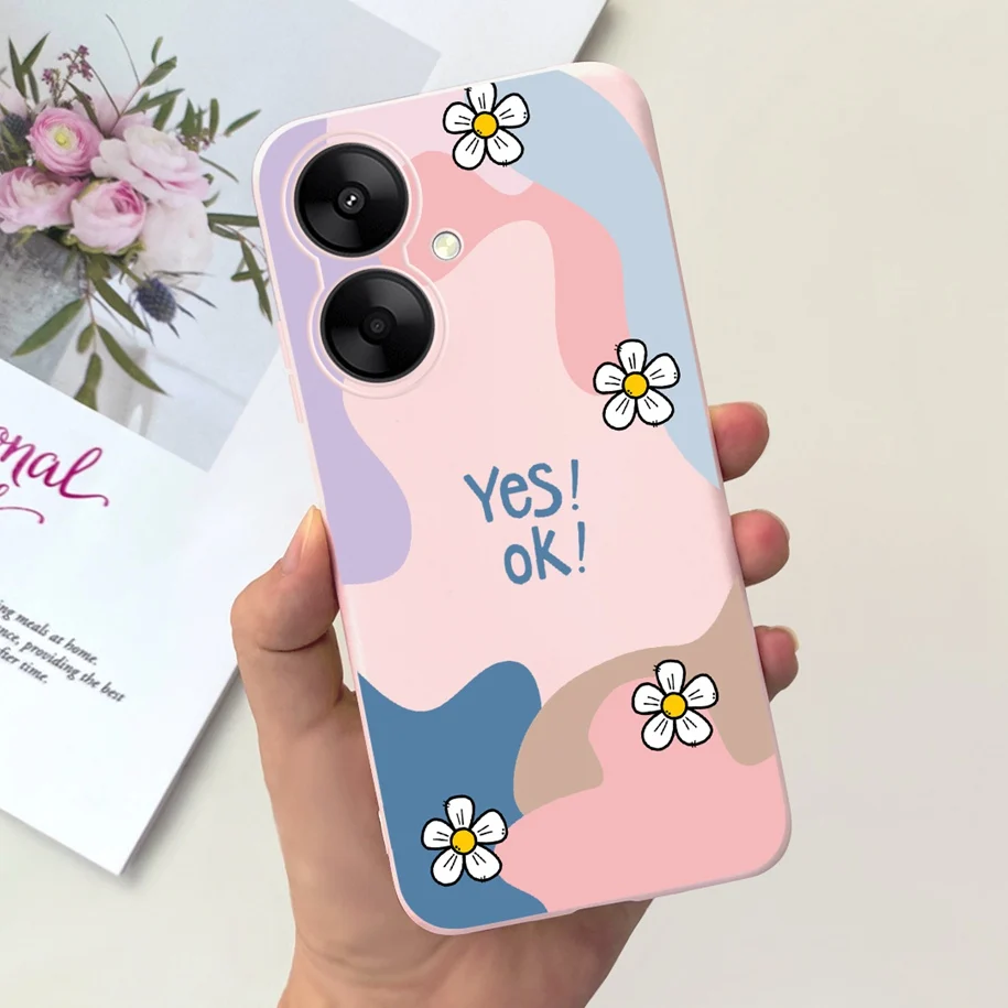 2023 Fashion Pattern Soft Silicone Phone Back Cover