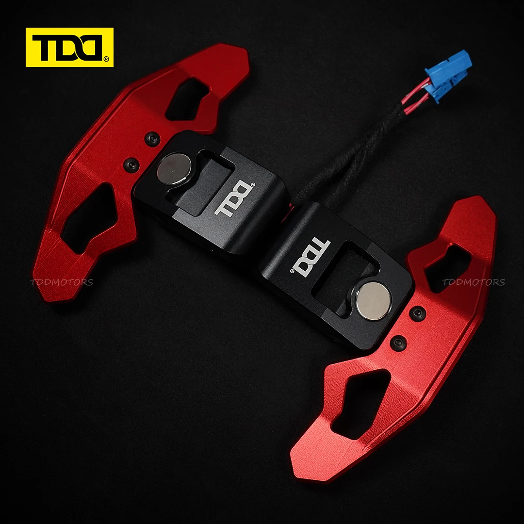 BMW F10 F20 G20 G30 F31 F34 F35 F15 F23 F45 F16 F25 F26 G31 G38 G32 G14 G15 G16 용 TDD 알루미늄 합금 마그네틱 패들 시프터