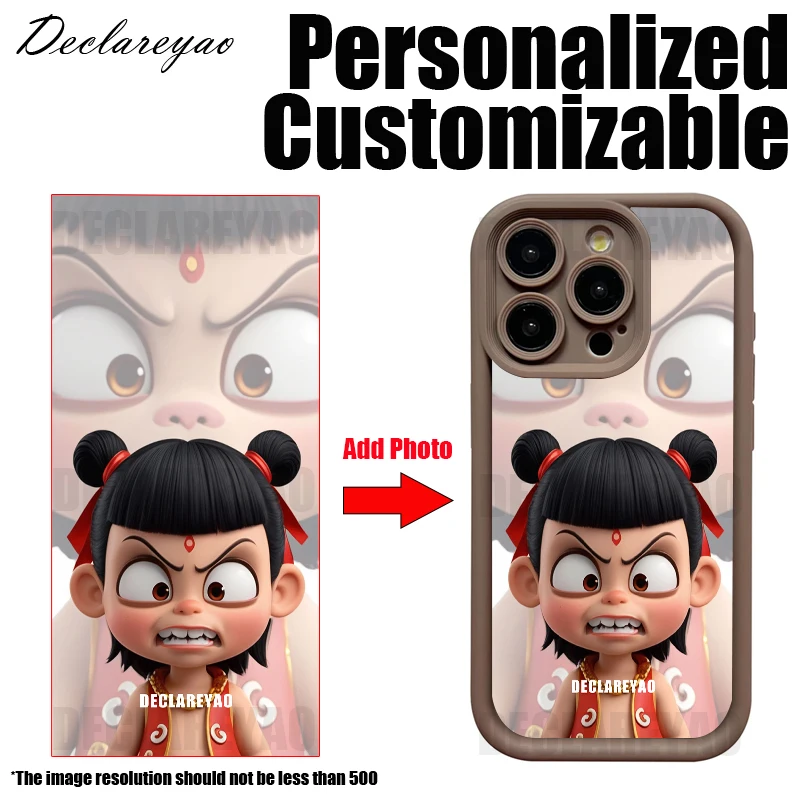 Personalisierte DIY individuelle Foto individuelle Hülle für Apple iPhone 11 Pro X S Xs Max XR SE 6 6S 7 8 Plus Cover Bild Silikon weich – Detail 4