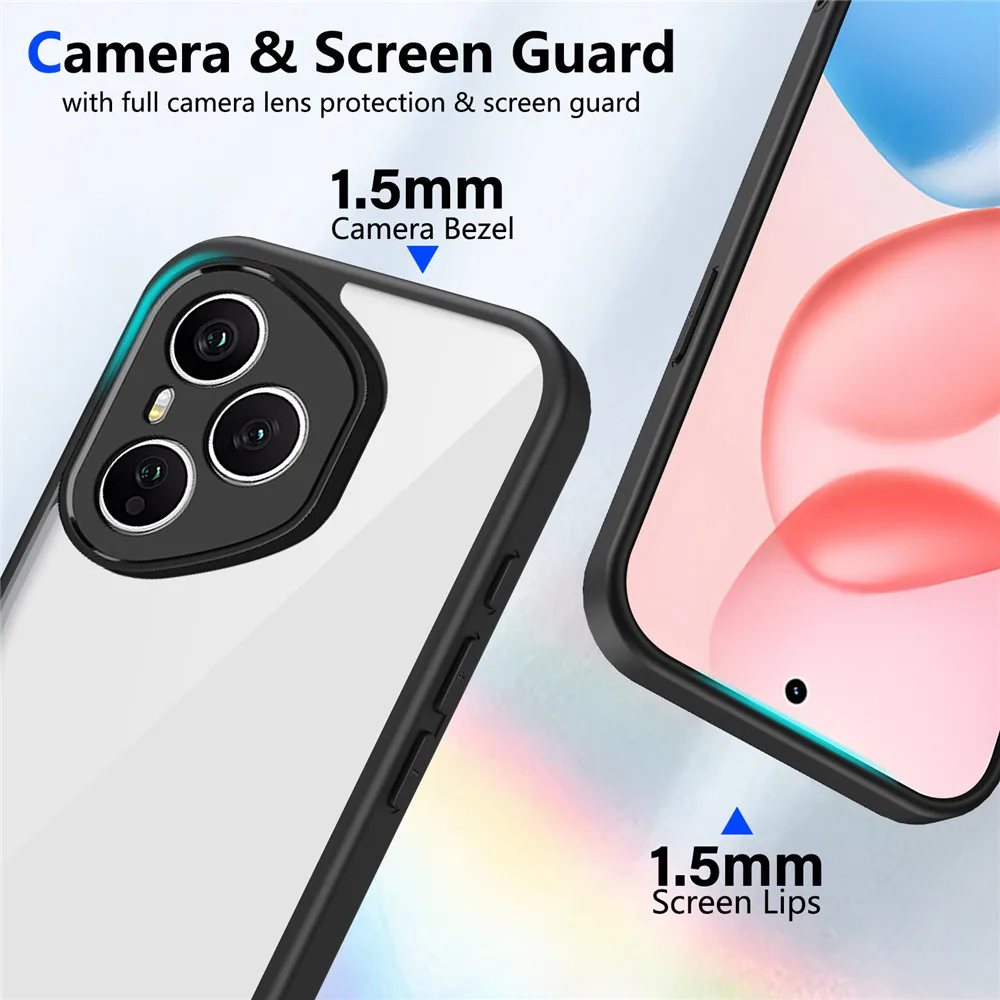 Luxury Matte Acrylic Shockproof Phone Case - Armor Design