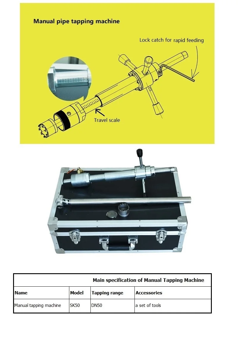 Ductile Iron Pipe Tapping Machine Buying Online