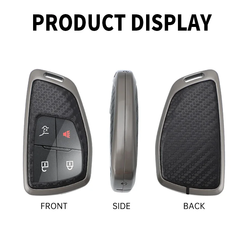 Premium Car Key Cover Case Shell, 3/4/5/6 Buttons,