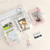 INS Star Series Photo Frame Acrylic Cartoon Photocard Holder Korean Ins Idols Card Holder Photo Stand Card Display Stand Decor 2
