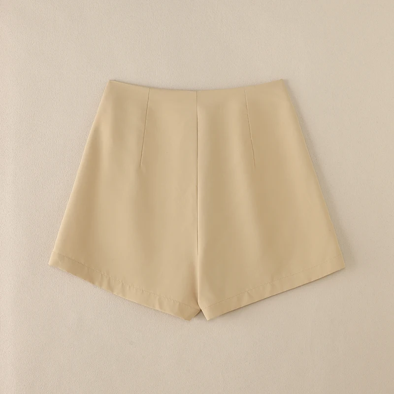 ZANZEA 2025 Summer High Waist Short Pants Leisure Everyday Wear Loose Casual Shorts Solid Wide-Leg Women's Mid-Thigh Trousers