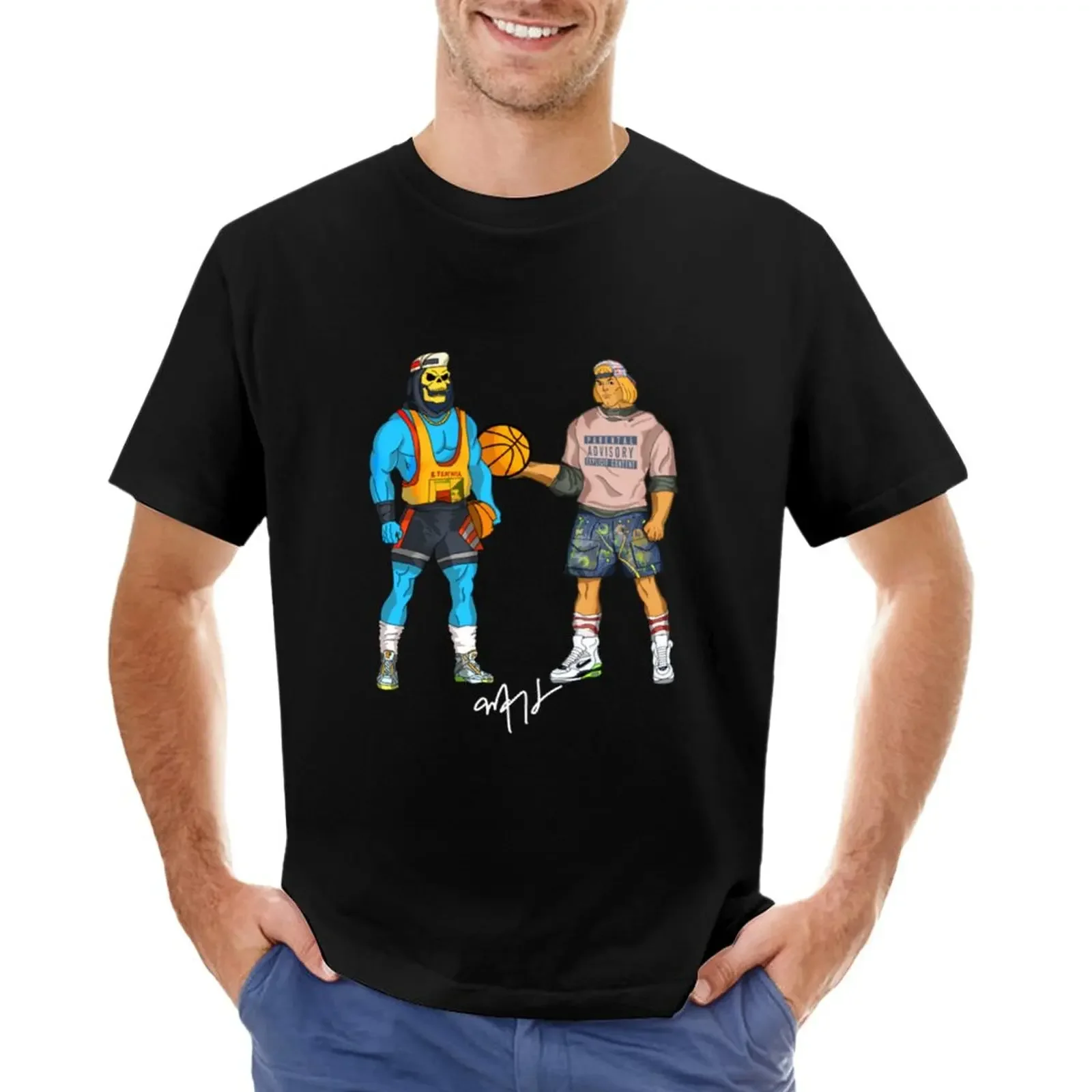 T-Shirt Mashup Masters Of The Universe Top Maglietta Per Vestiti Anime Per Uomo