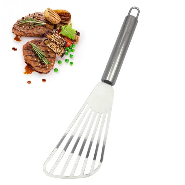 Kitchen Flexible Fish Turner Spatula, for Fish/Egg/Meat/Dumpling Frying