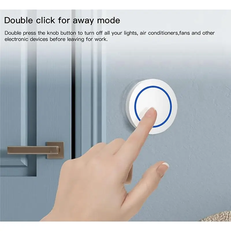 AB97-그래피티 장면 스위치 Zigbee 무선 스위치 ABS+PC 약 45X45x14mm Tuya Zigbee 다기능 휴대용 편리한 장면 스위치
