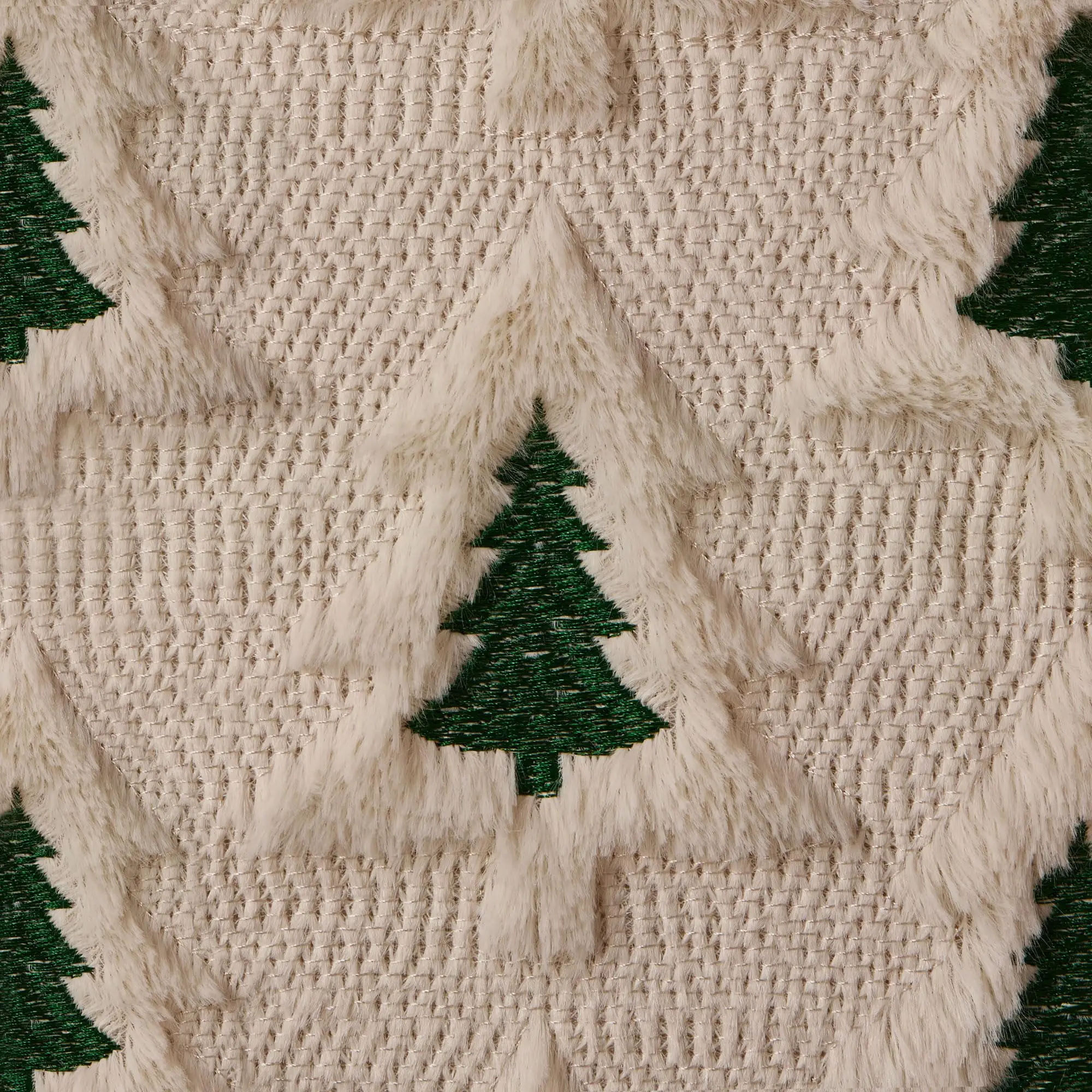 Green Christmas Throw Pillow Cover Image 4