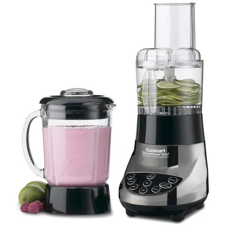 

Cuisinart Smartpower Duet/кухонный комбайн, 7 скоростей, блендер, Матовый хромированный (BFP-703BC)