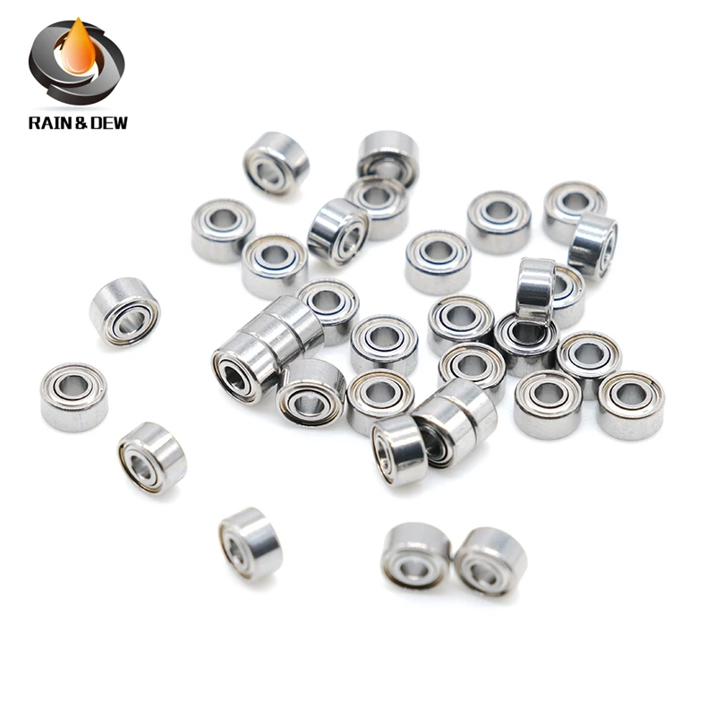 

MR52ZZ ABEC-7 10PCS 2x5x2.5 mm Miniature Chrome Steel Bearings bearing MR52 Z ZZ