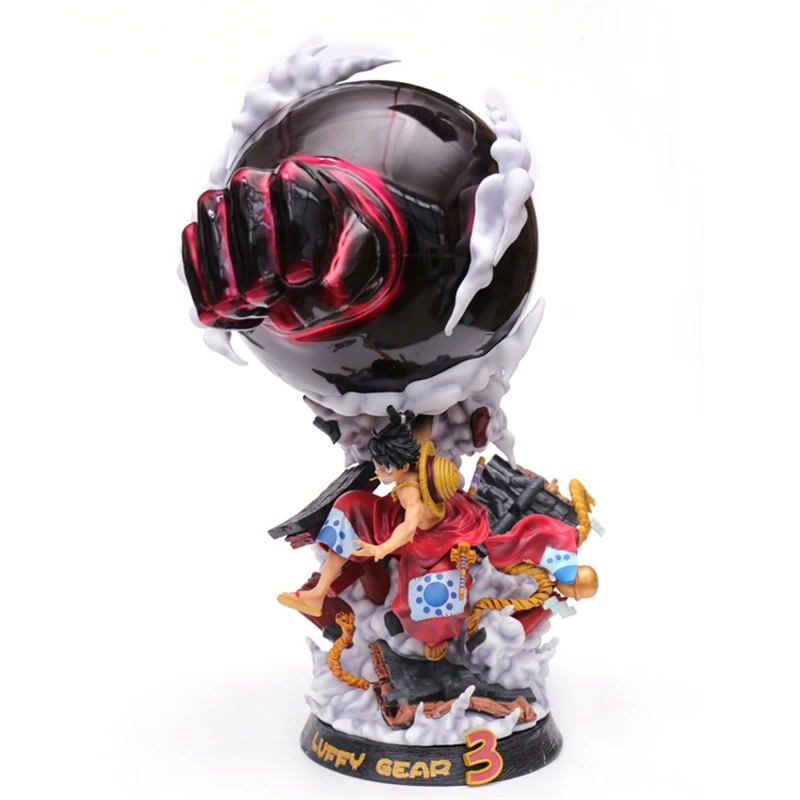 thumbnail image 1 of Anime One Piece Luffy Gear Third 3 The Bound Man Ver. Kimono Luffy GK PVC Action Figure Statue Collectible Model Kids Toys Doll, 1 of 3