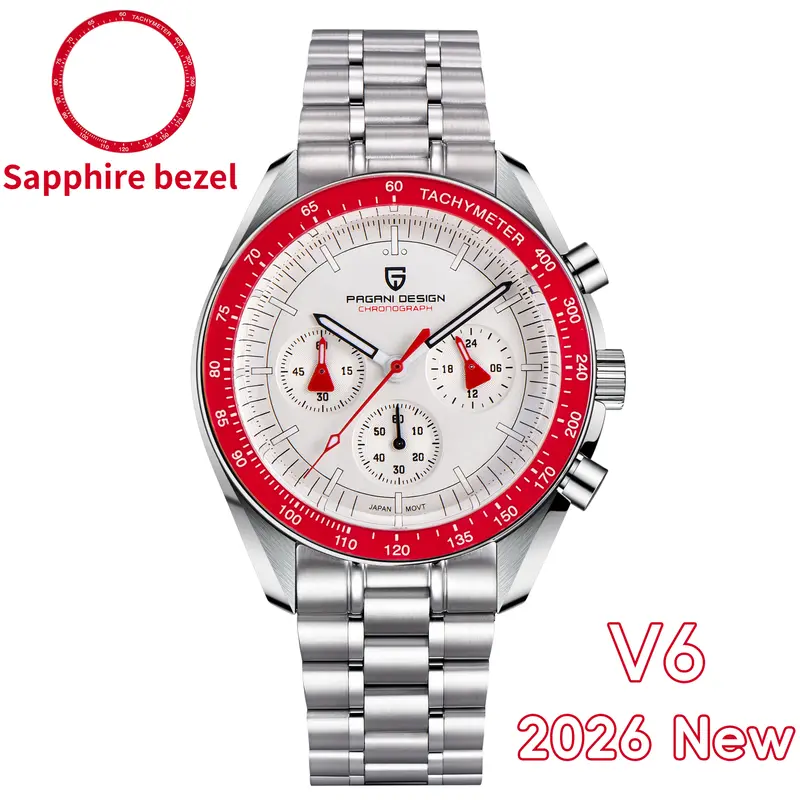 PAGANI DESIGN 2026 New Men's Watches Top Luxury Quartz Watch For Men Auto Date Speed Chronograph AR Sapphire Mirror Wrist watch - Image 22