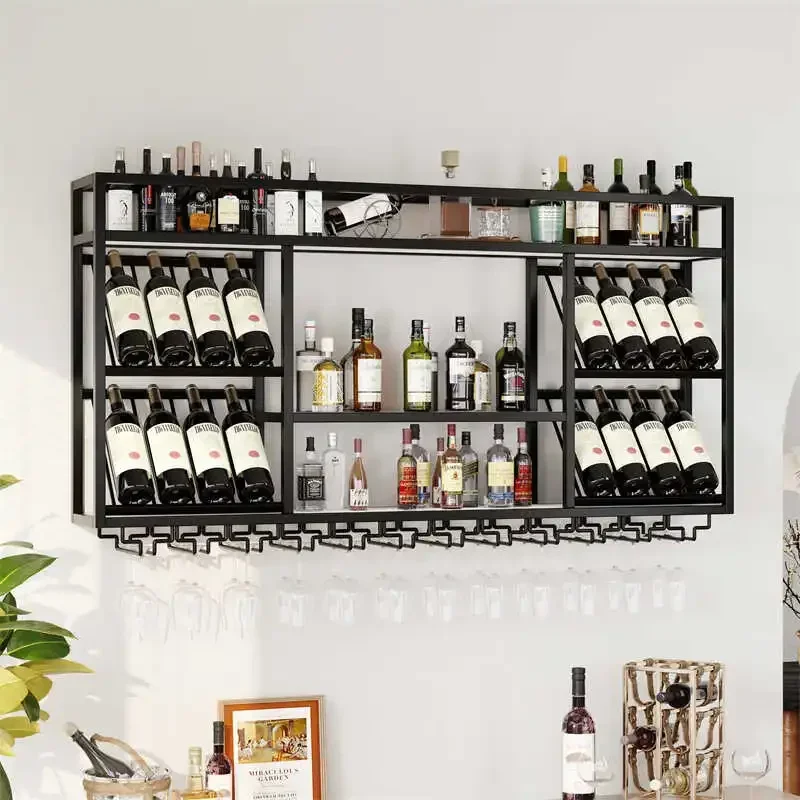 Coffee Display Cabinet Glass Showcases Collection Drinks Showcase Living Room Storage Furniture Wine Fridge Bar Rack Wall Home