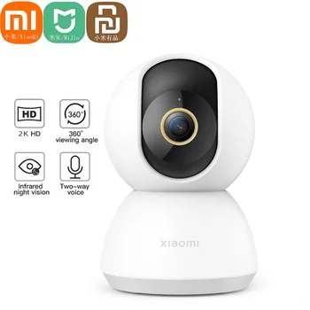 Xiaomi Mijia 1296P Ultra HD 2K Telecamera IP intelligente WiFi Pan-tilt 360 °   Visione notturna del monitor di sicurezza del bambino della webcam video per l'APP MiHome