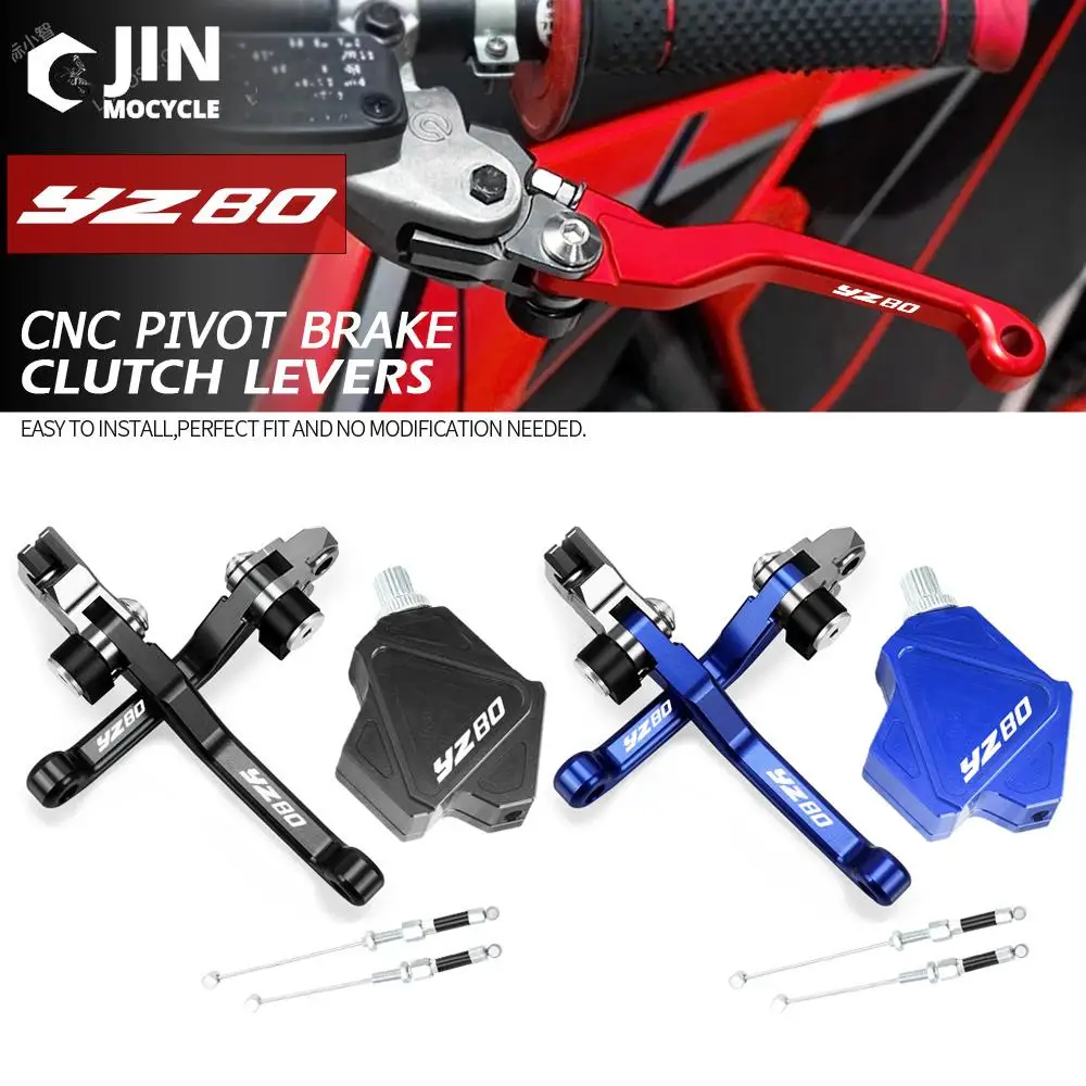 

For YAMAHA YZ80 2015 2016 2017 2018 2019 2020 2021 Accessories CNC Stunt Clutch Lever Easy Pull Cable System Brake Clutch Levers