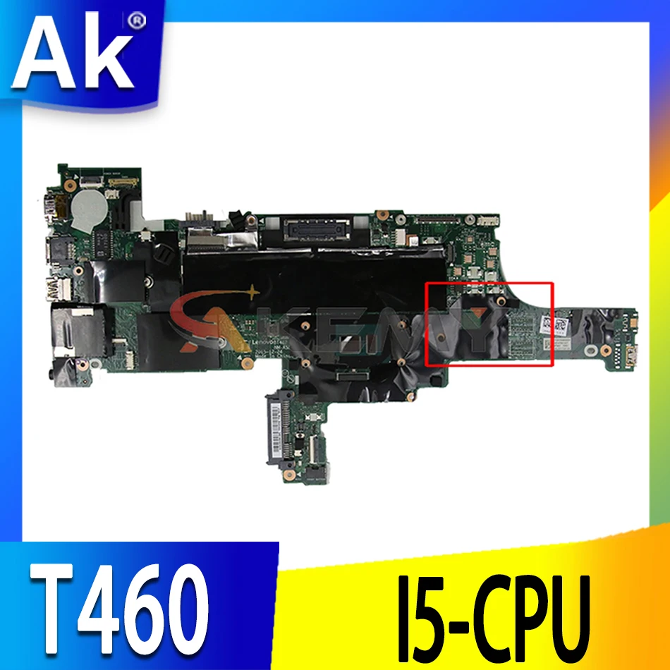 NEW Lenovo ThinkPad T460 Motherboard NM-A581 01HW833 with i5-6300U on Board 