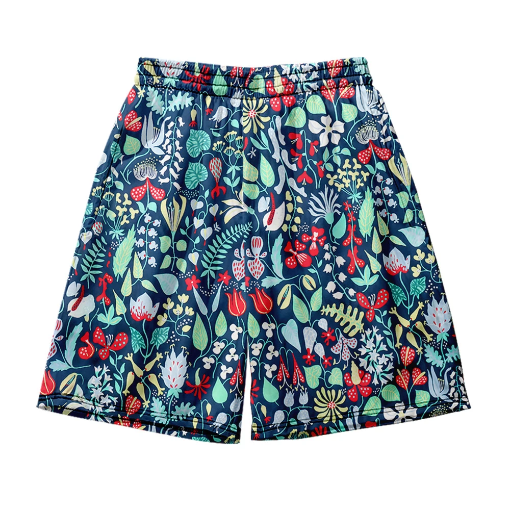 

Пляжные шорты Мужская и женская одежда 3D цифровая печать повседневные шорты модные трендовые штаны для пар 17