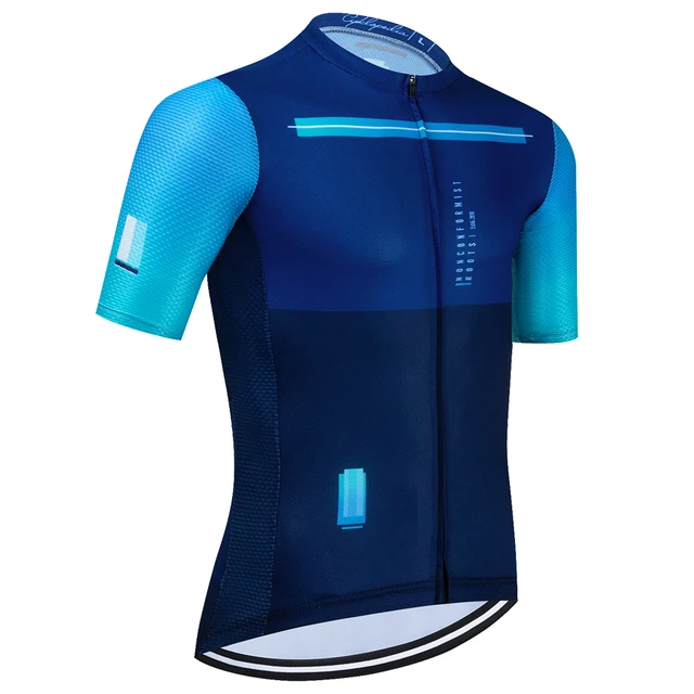 Maillot de cyclisme à manches courtes pour hommes, haut de vélo vtt, vêtements de cyclisme en plein air, chemise respirante, séchage rapide, été 2025 1