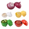 Onion Green Pepper Garlic Shaped Food Containers Lemon Fruits Fresh Box Plastic Vegetable Fresh-keeping Box Refrigerator Storage 2