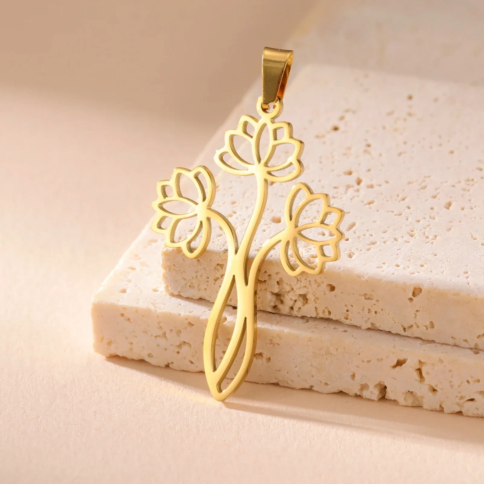 EUEAVAN 5 Stück Unalome Lotusblüten-Anhänger Buddha Buddhismus Om Yoga Charms Halskette Ohrringe Amulett Schmuckherstellung Zubehör DIY – Detail 13