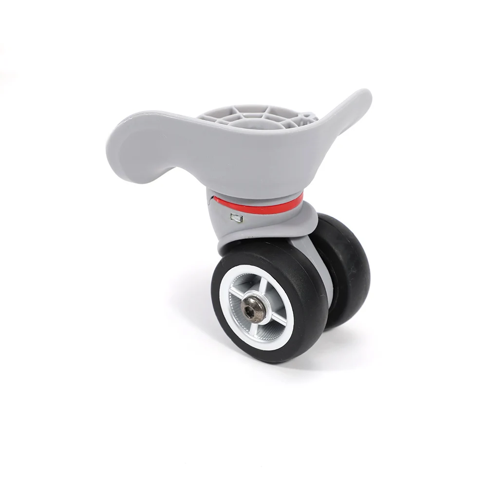 1 Pair Replacement Luggage Wheels for Suitcases Repair Hand Spinner Caster A08 Silent Rubber Wheels Trolley Parts for Suitcase