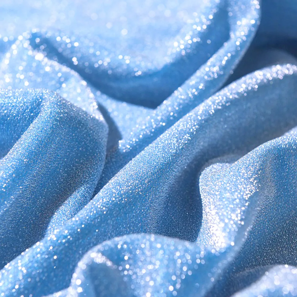 Starry Sky Glitter Mesh Fabric for DIY Crafts and Decorations