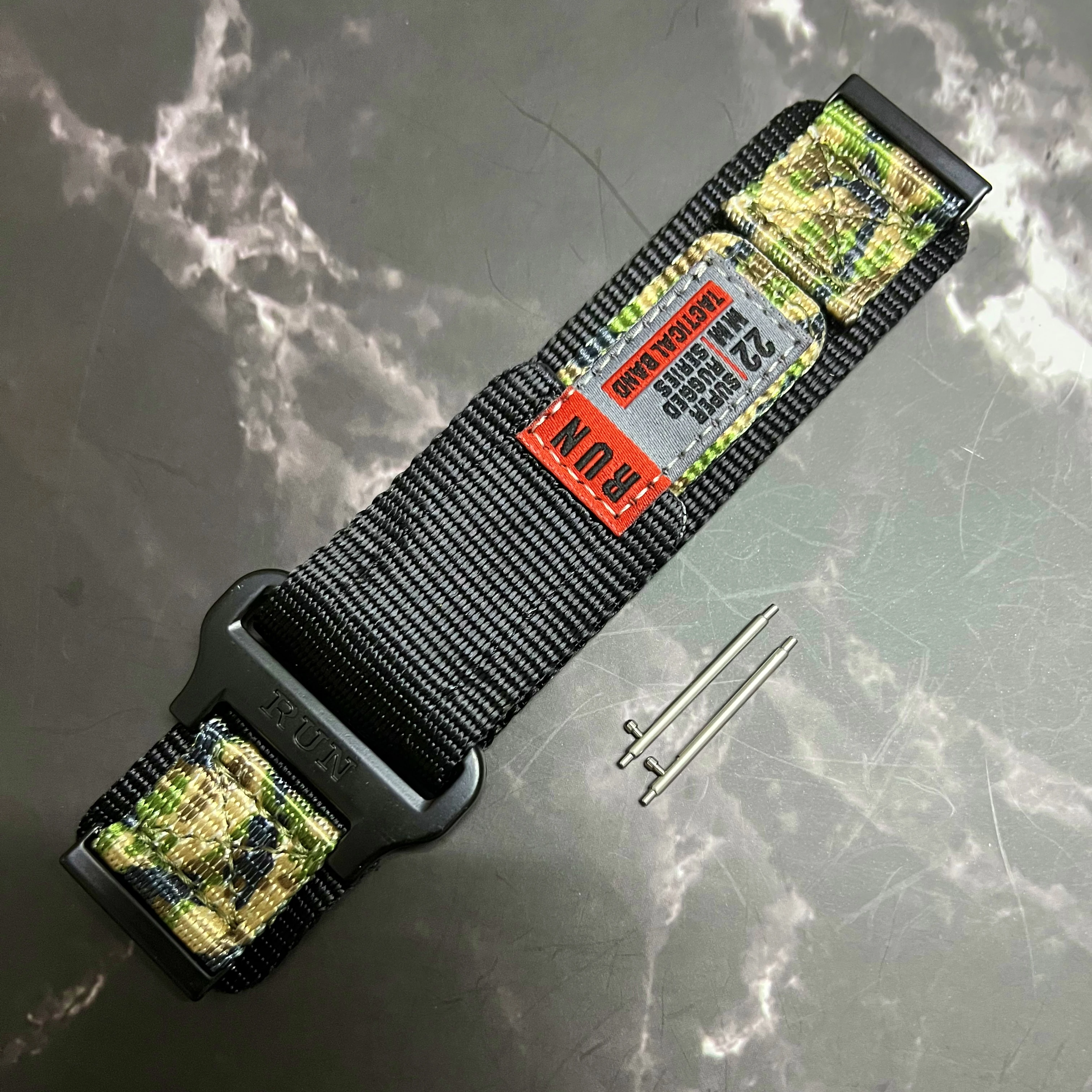 Premium 24mm Nylon Loop Strap Bracelet | Easy Fit & Replaceable Wristband Belt