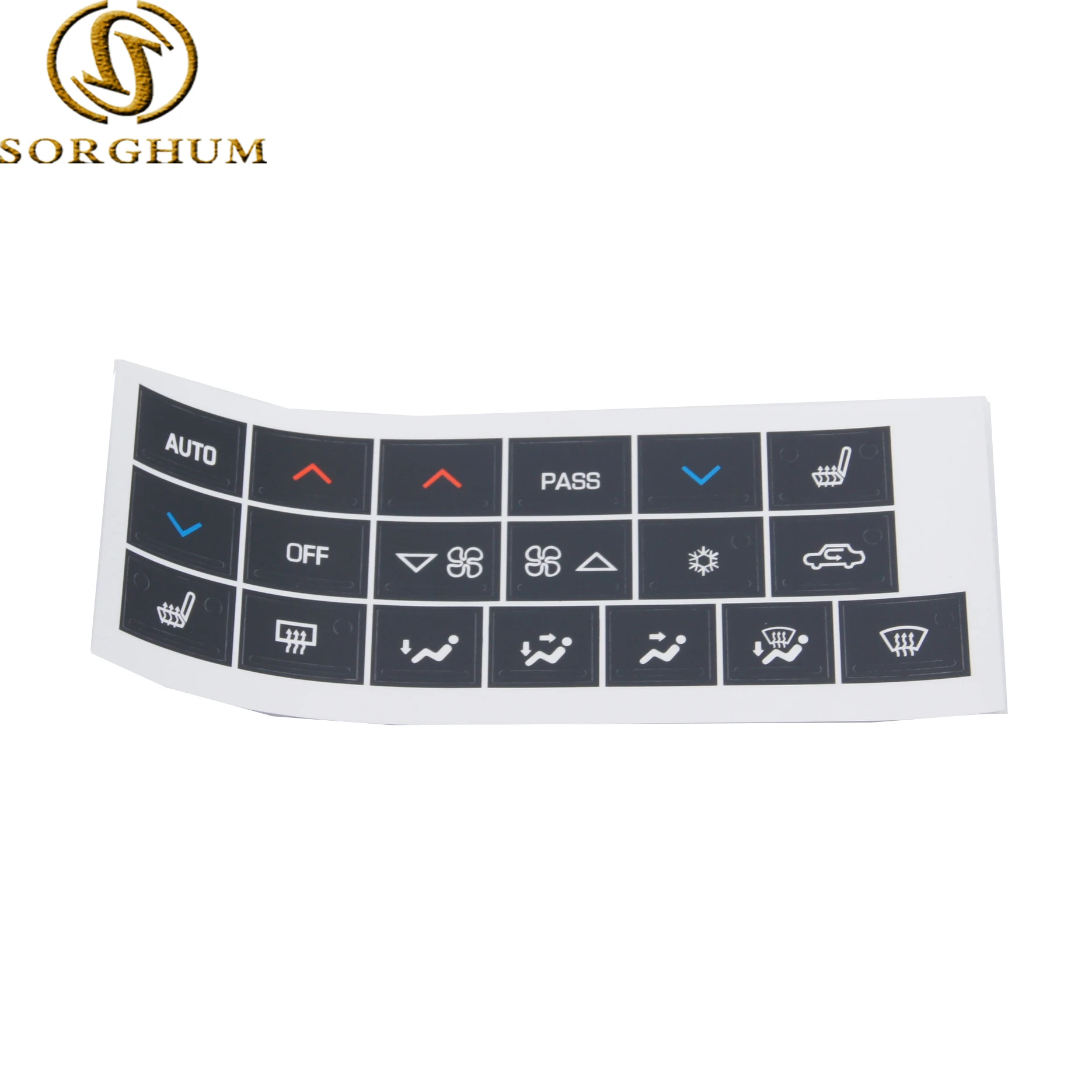 

AC Climate Control Button Repair Restoration Decals Stickers For Buick