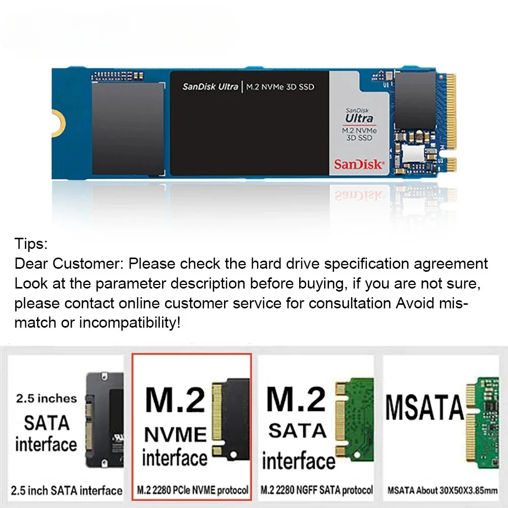Sandisk ũž Ʈ PC  ָ Ʈ ũ ϵ ̺,  M.2 NVMe 3D SSD,  Ʈ SSD, 250GB, 500GB, 1TB